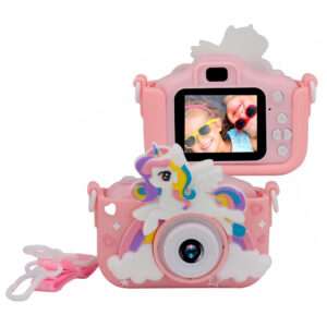 CAMARA DE FOTOS INFANTIL UNICORNIO ROSADA (JTJUG322ROS)