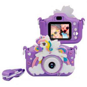 CAMARA DE FOTOS INFANTIL UNICORNIO VIOLETA (JTJUG322VIO)