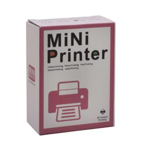 MINI IMPRESORA TERMICA CARITA CAT ROSA (JTJUG973ROS)