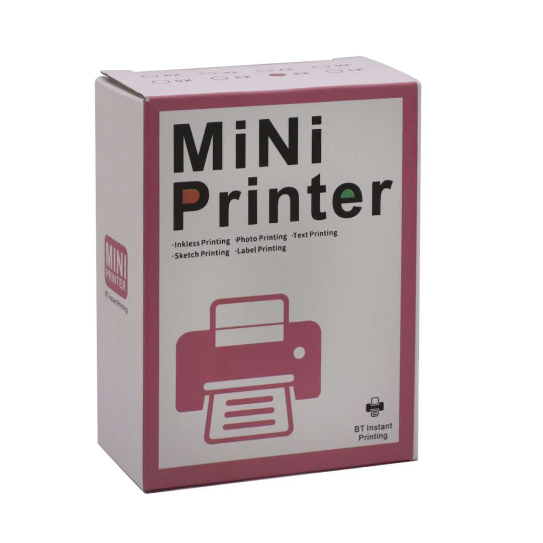 MINI IMPRESORA TERMICA CARITA CAT ROSA (JTJUG973ROS) - Image 2