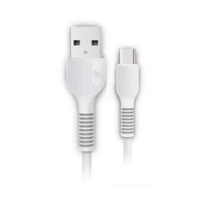 CABLE GOLDTECH USB A USB TIPO-C 1MT BLANCO (JTCABL405)