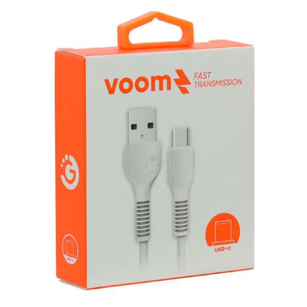 CABLE GOLDTECH USB A USB TIPO-C 1MT BLANCO (JTCABL405) - Image 2