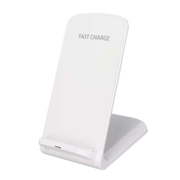 CARGADOR Y SOPORTE INALAMBRICO PARA CELULAR QI 15W BLANCO (JTCARG120)