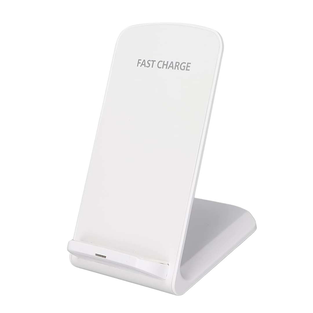 CARGADOR Y SOPORTE INALAMBRICO PARA CELULAR QI 15W BLANCO (JTCARG120)
