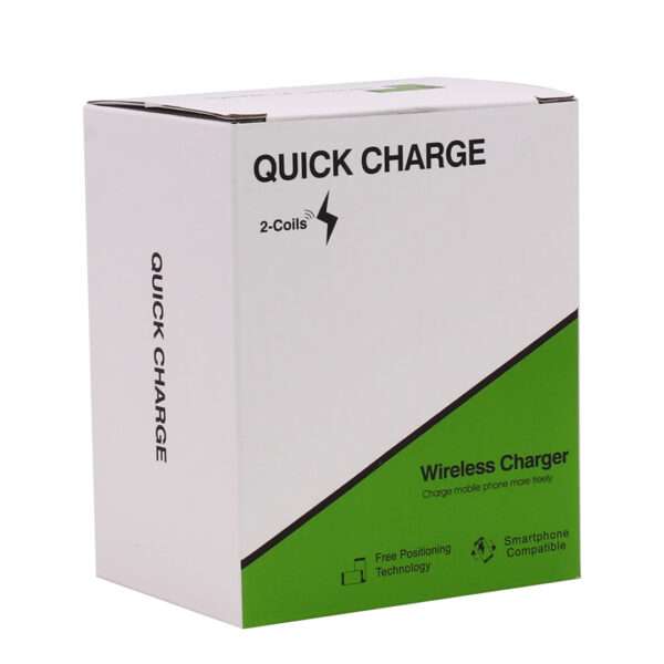 CARGADOR Y SOPORTE INALAMBRICO PARA CELULAR QI 15W BLANCO (JTCARG120) - Image 4