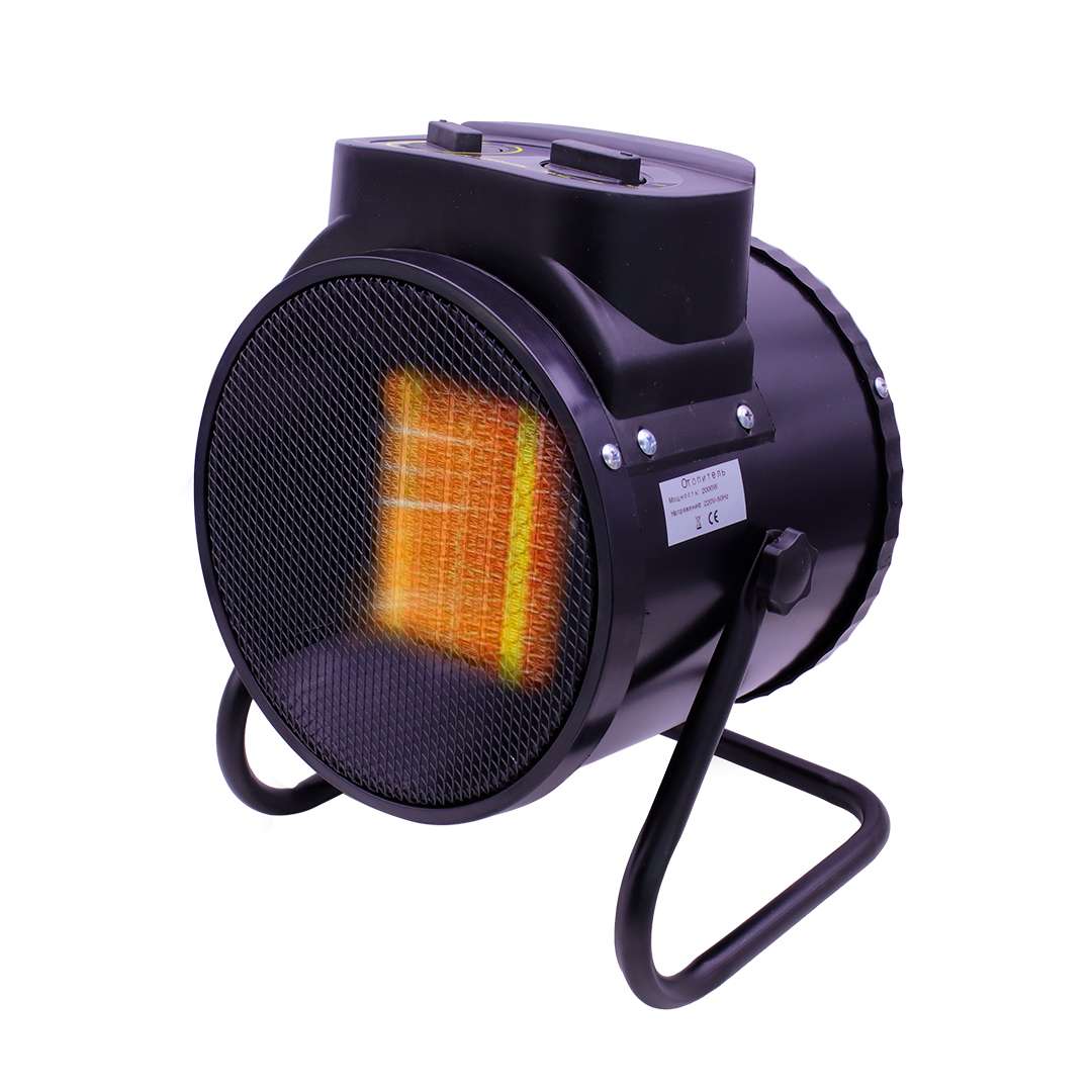 CALOVENTILADOR CAÑON ELECTRICO 2000W NEGRO (JTELEC419)