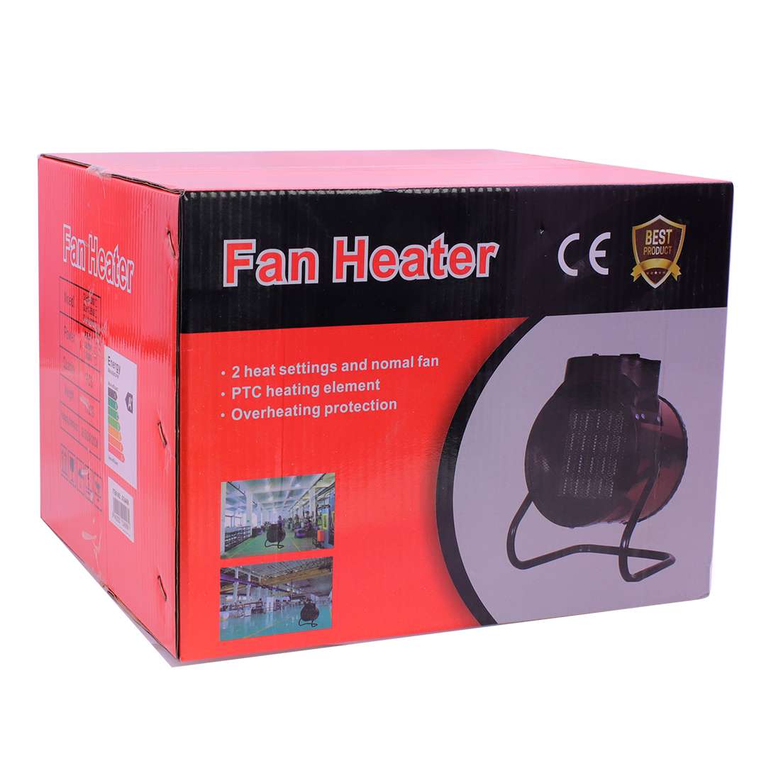 CALOVENTILADOR CAÑON ELECTRICO 2000W NEGRO (JTELEC419) - Image 2
