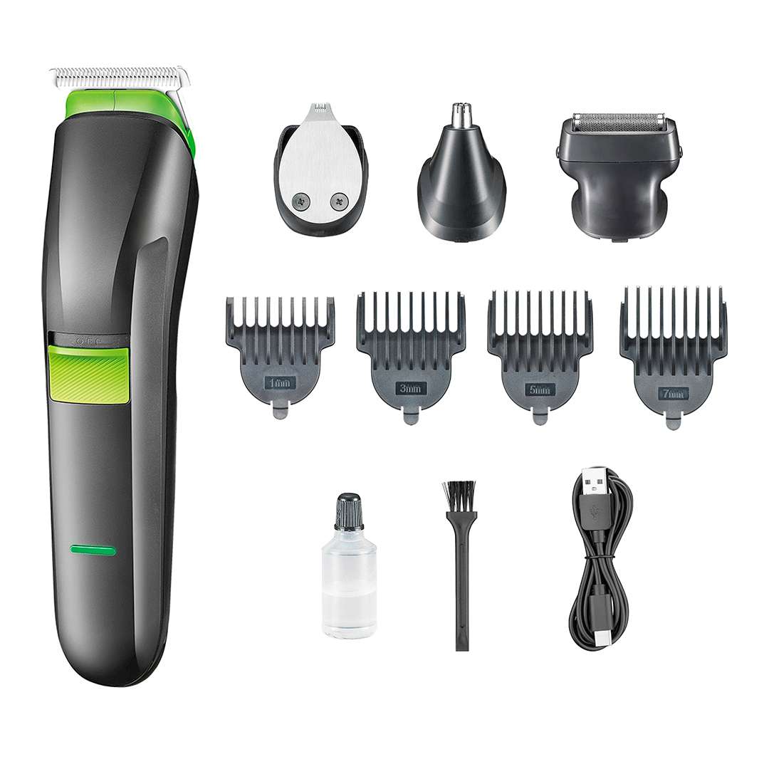 CORTA PELO INALAMBRICA 4 EN 1 HTC AT-1211 NEGRO (JTELEC423)