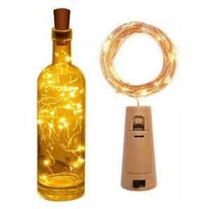 GUIRNALDA DE LUCES LED P/ BOTELLA DE VIDRIO (JTFIEST115)