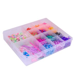 KIT GOMITAS DE COLOR Y CUENTAS PARA CREAR PULSERAS (JTJUG349)