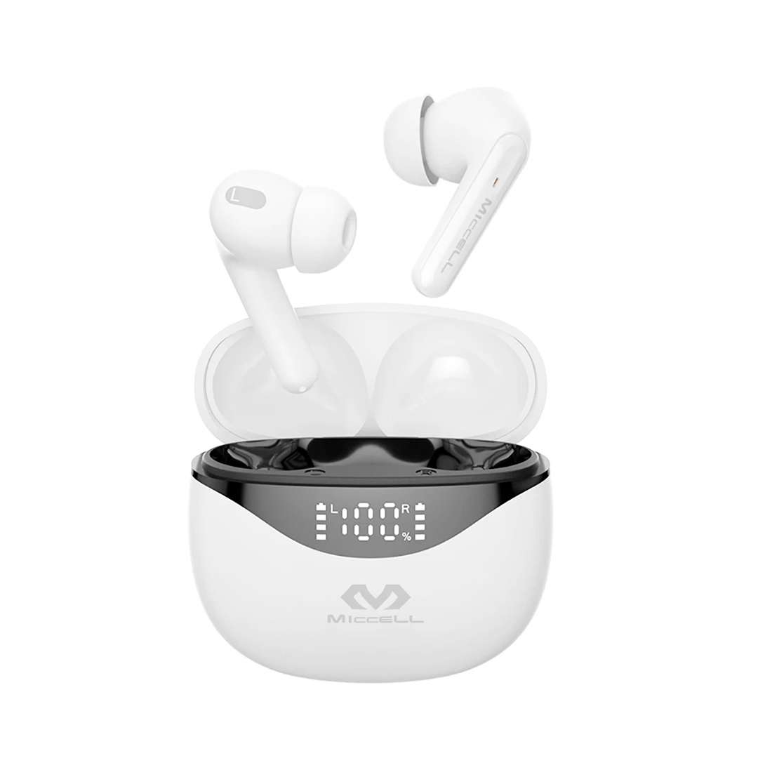 AURICULAR BT TWS MICCELL VQ-BH70 ANC BLANCO (JTMICC084)