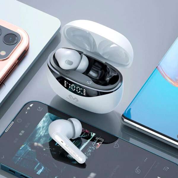 AURICULAR BT TWS MICCELL VQ-BH70 ANC BLANCO (JTMICC084) - Image 2
