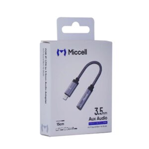 CABLE ADAP LIGHTNING A 3.5MM MICCELL VQ-AUX004 (JTMICC098)