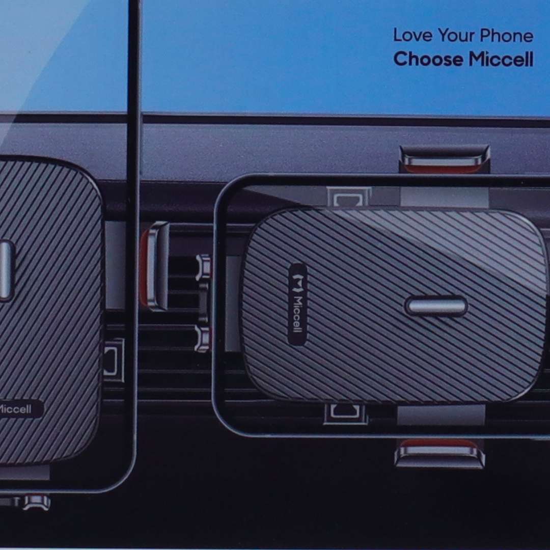 SOPORTE CELULAR PARA AUTO MICCELL VQ-CH10 NEGRO (JTMICC102) - Image 2