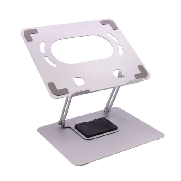 SOPORTE REGULABLE PARA NOTEBOOK 26X21CM 360° (JTACCPC231)