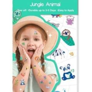 TATOO STICKERS JUNGLE ANIMALS TATUAJES ADHESIVOS (JTBABYAV026)