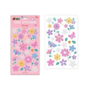 PEGATINA GEM STICKER FLOWERS (JTBABYAV036)