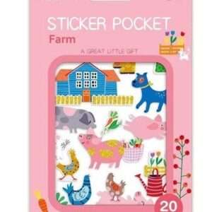 PEGATINAS STICKER POCKET FARM (JTBABYAV056)