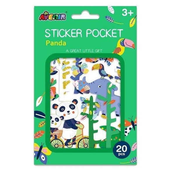PEGATINAS STICKER POCKET PANDA (JTBABYAV057)