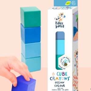 CRAYOLA X6 CRAYON CUBO OCEAN (JTBABYAV078)