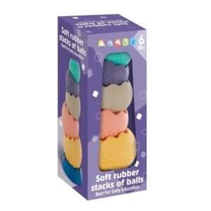JUEGO DIDACTICO PARA APILAR DE SILICONA (JTBABYQJ6074)