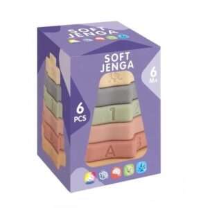 JUEGO DIDACTICO PARA APILAR ESTRELLAS DE SILICONA (JTBABYQJ6091)