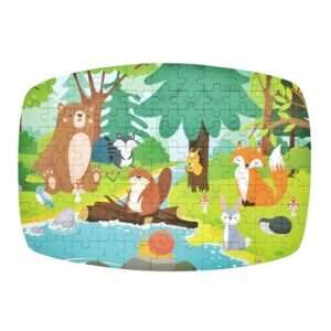 PUZZLE DE ANIMALES DEL BOSQUE 105 PCS (JTBABYQJ6103)