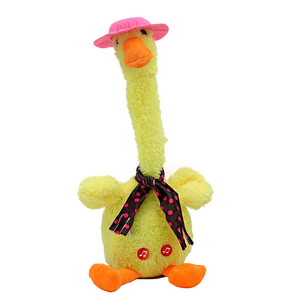 PATO RECARGABLE BAILA CANTA REPITE Y GRABA (JTJUG312)