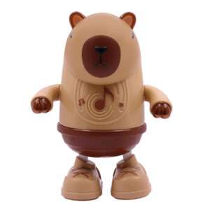 CAPIBARA BAILARIN LUZ Y SONIDO 20CM (JTJUG328)