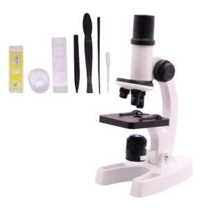 MICROSCOPIO PARA NIÑOS C/AUMENTO 1200x 360° BLANCO (JTJUG344)