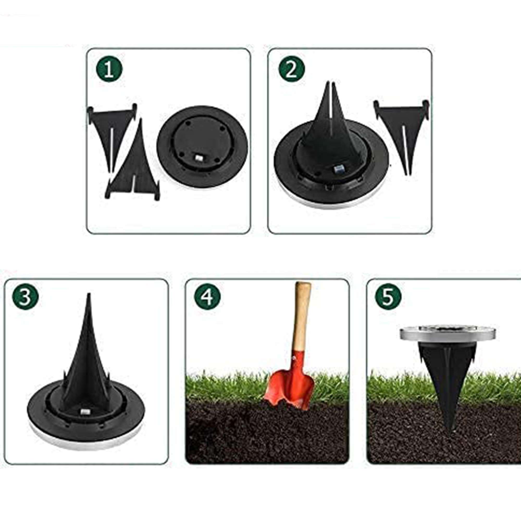 LUZ SOLAR PARA JARDIN 8 LEDS X4 (JTLAMP093) - Image 3