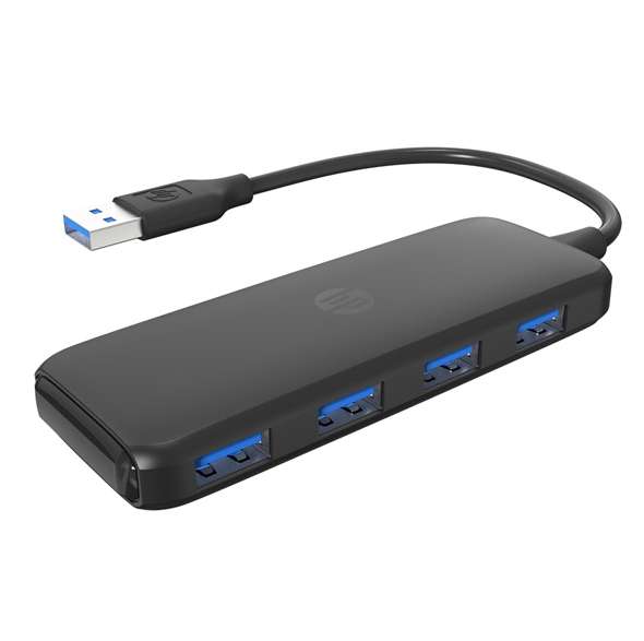 ADAPTADOR HUB HP DHC-CT110 USB A 4X USB 3.0 NEGRO (JTADAP003)