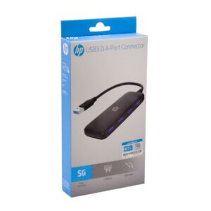 ADAPTADOR HUB HP DHC-CT110 USB A 4X USB 3.0 NEGRO (JTADAP003)