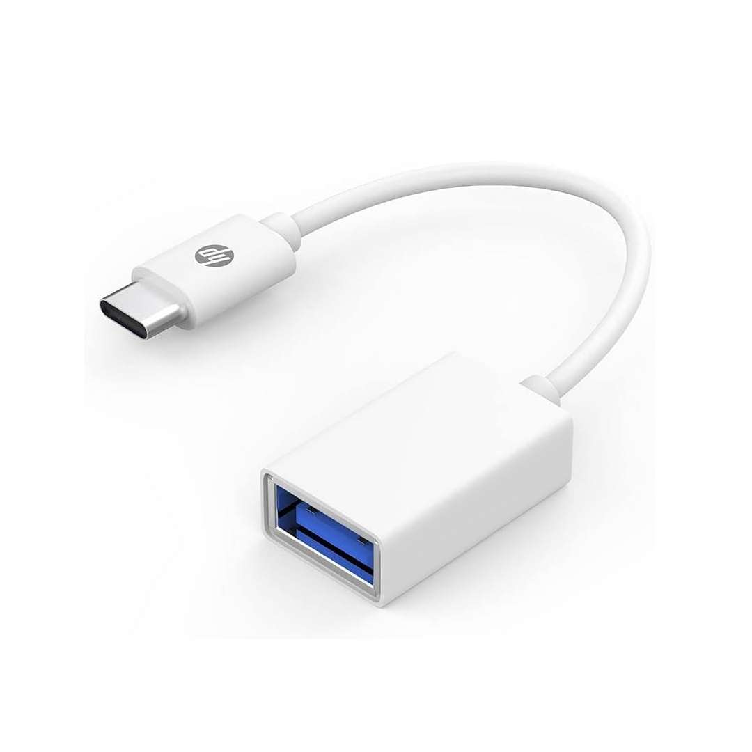 ADAPTADOR HP DHC-TC105 TIPO C MACHO A USB HEMBRA (JTADAP005)