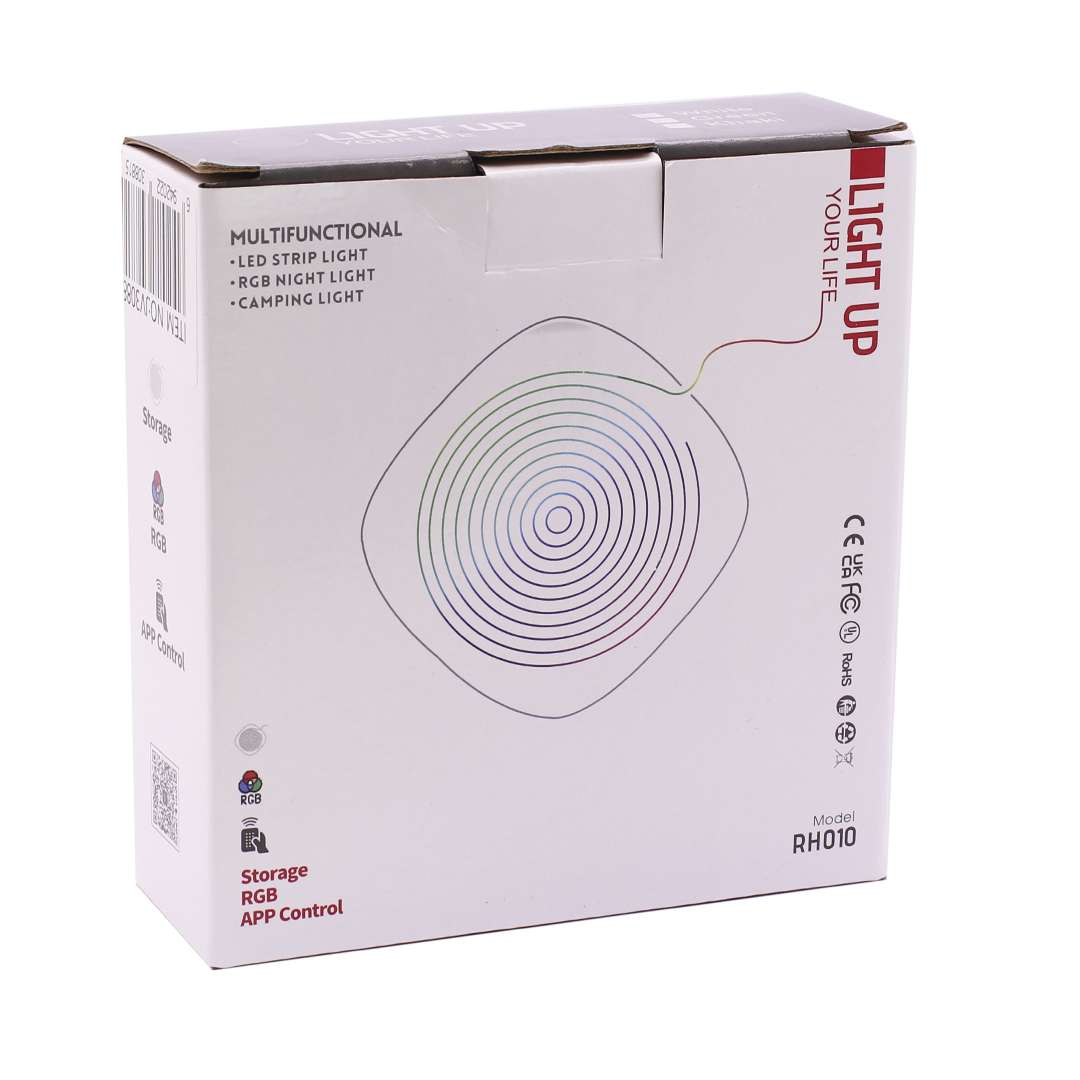 ROLLO LED RGB RETRACTIL 5M RECARGABLE BLUETOOTH CON APP (JTFIEST134) - Image 4