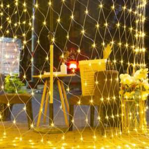 CORTINA 200 LUCES LED CALIDA 3X2M 220V (JTFIEST144)