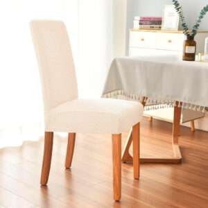 FUNDA DE TELA TRAMA PARA SILLA BEIGE (JTHOG1028BEI)