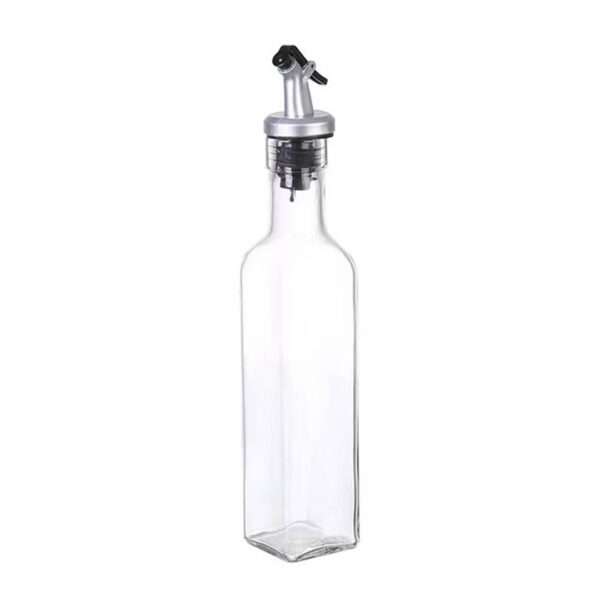 BOTELLA DISPENSADOR ACEITERO PICO PLATEADO 250ML (JTHOG817)
