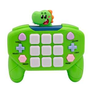 CONSOLA DE EMPUJE RAPIDO LUZ Y SONIDO DINOSAURIO VERDE (JTJUG338VER)