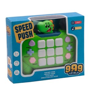 CONSOLA DE EMPUJE RAPIDO LUZ Y SONIDO DINOSAURIO VERDE (JTJUG338VER)