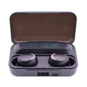 AURICULAR INALAMBRICO TWS BLUETOOTH TWS F9-5 NEGRO (JTMANO146)