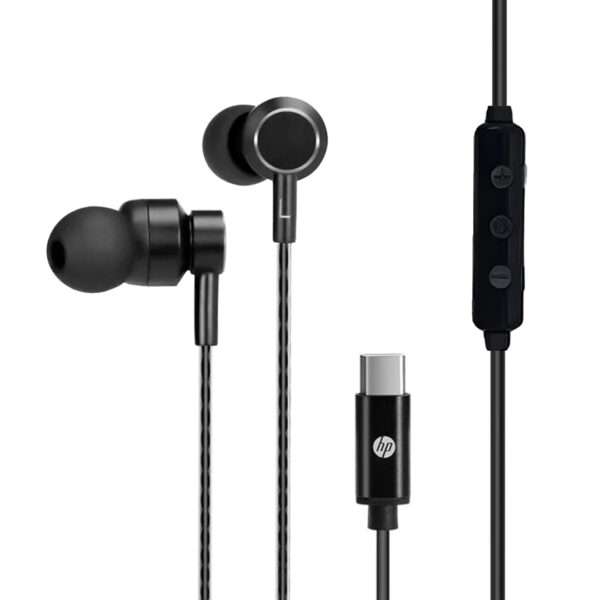 AURICULAR EARPHONES CABLEADO HP DHH-1127-BK NEGRO (JTMANO149)