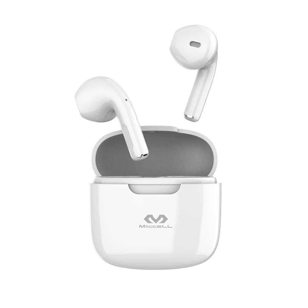 AURICULAR INALAMBRICO MICCELL BT TWS BH11 BLANCO (JTMICC039)