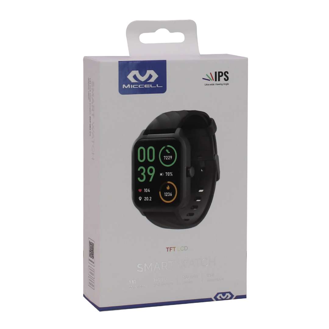 RELOJ SMARTWATCH MICCELL VQ-SM02 NEGRO (JTMICC082NEG) - Image 3