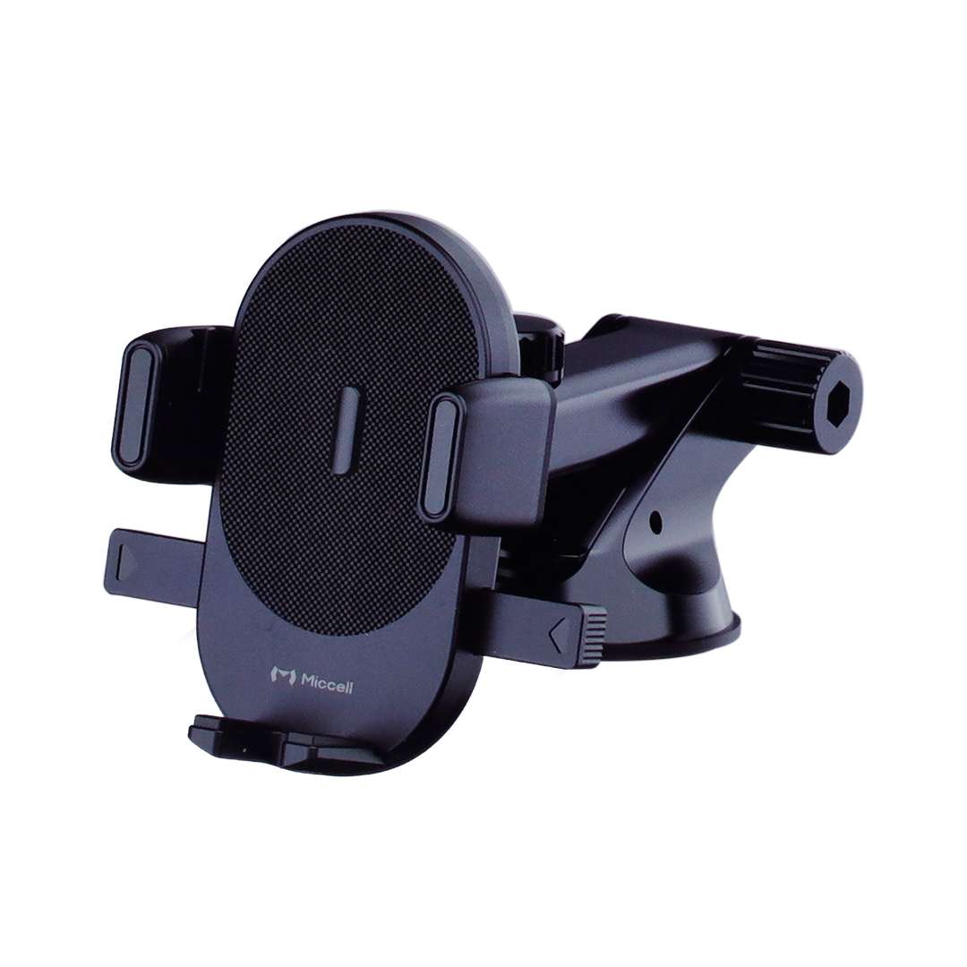 SOPORTE CELULAR PARA AUTO MICCELL VQ-CH09 VENTOSA NEGRO (JTMICC101)
