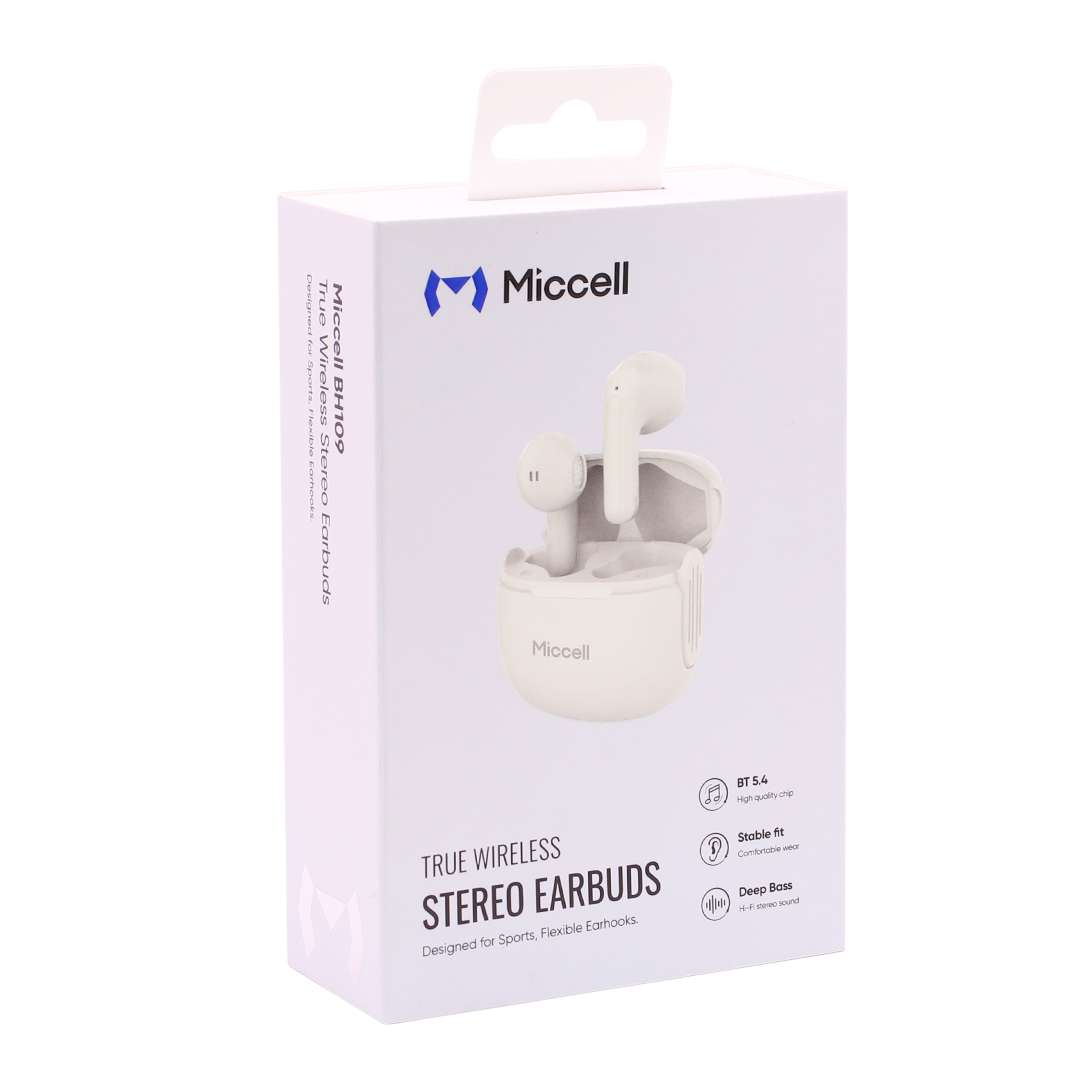 AURICULAR INALAMBRICO MICCELL VQ-BH109 BT TWS BLANCO (JTMICC105) - Image 3