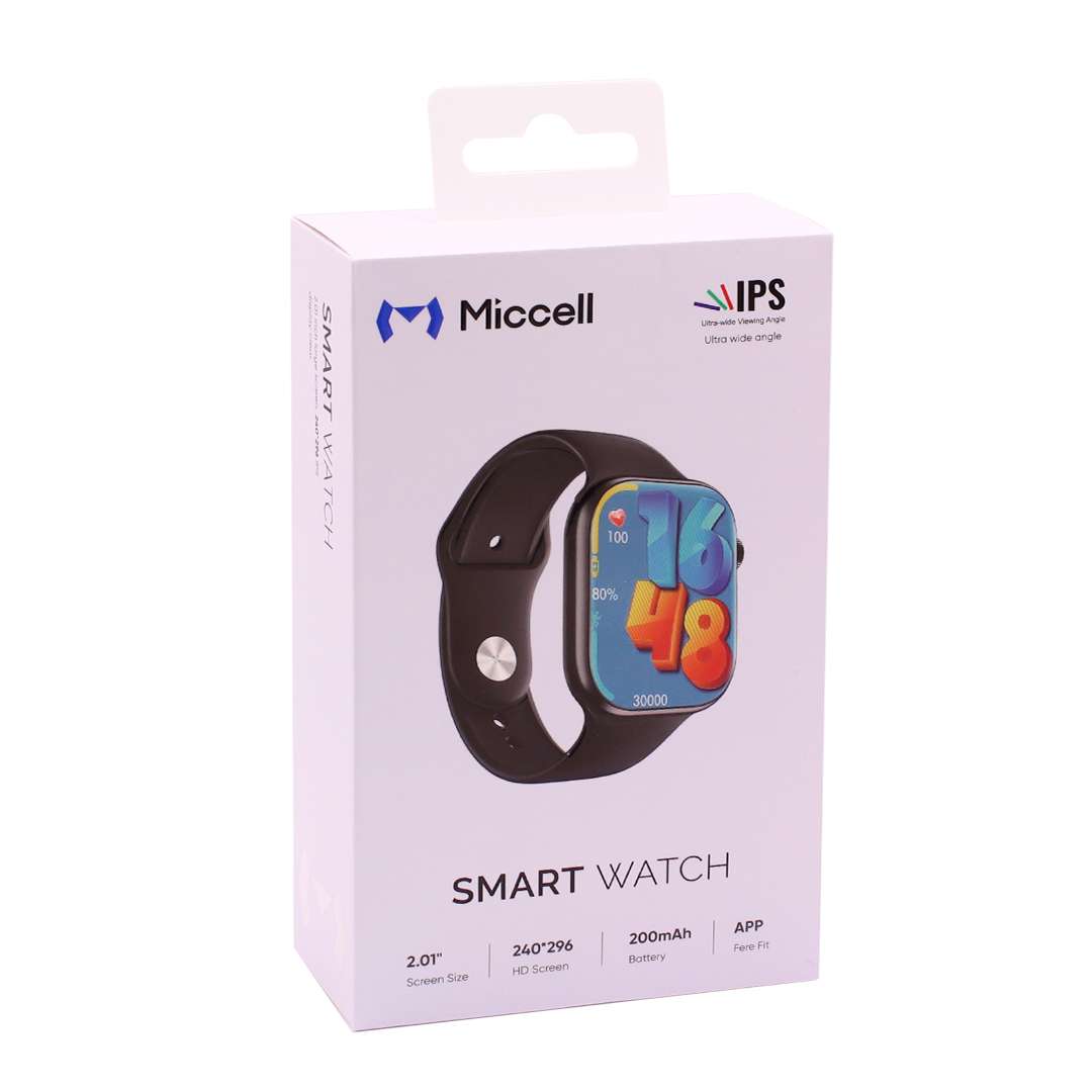 RELOJ SMARTWATCH MICCELL VQ-SM01 NEGRO (JTMICC107) - Image 4