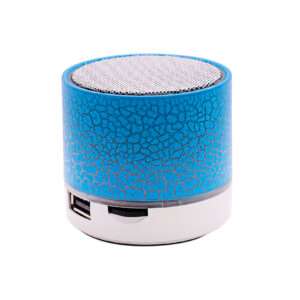 PARLANTE PORTATIL BT/SD/FM CRAQUELADO CELESTE (JTPAR089CEL)