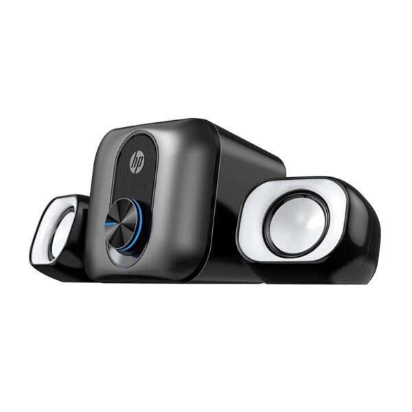 PARLANTE HP MULTIMEDIA DHS-2111S 2.1 LUZ LED USB 3.5 MM NEGRO (JTPAR389)