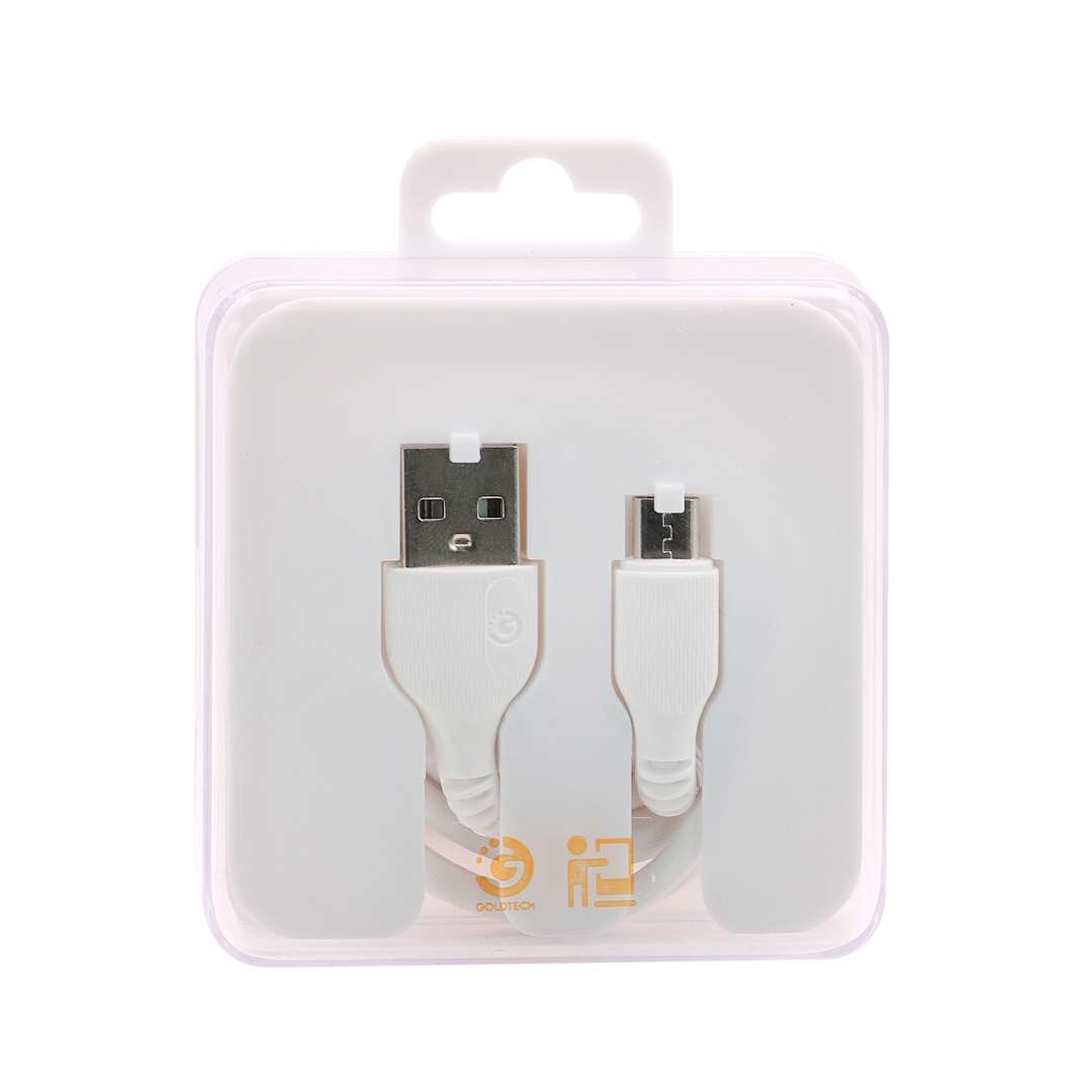 CABLE MICRO USB GOLDTECH 1M BLANCO (JTSTAND007)